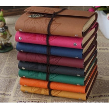 2018 New Leather Diary Notebook for Students Leather Notebook